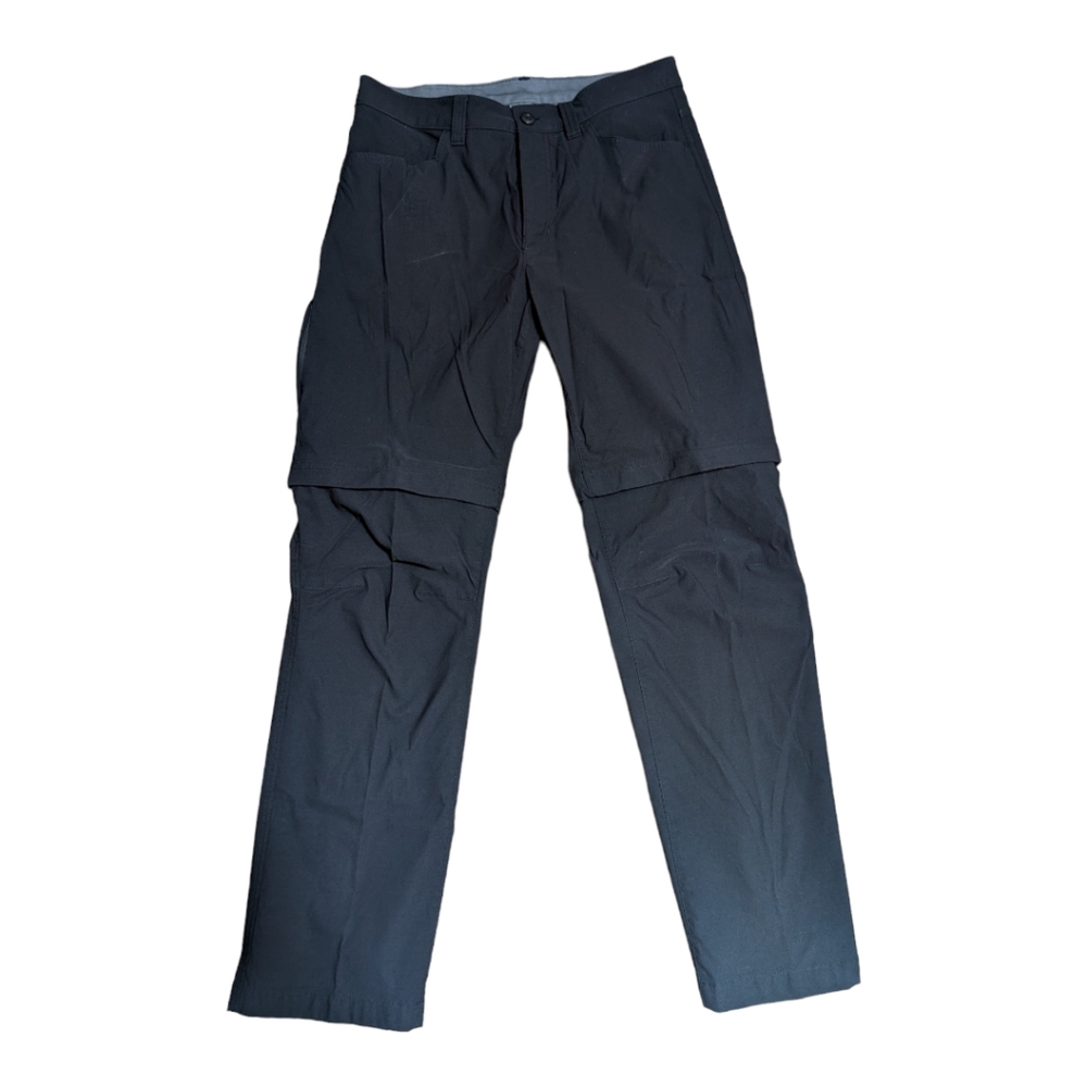 Eddie Bauer black convertible cargo pants shorts EUC 32x32 lightweight hiking